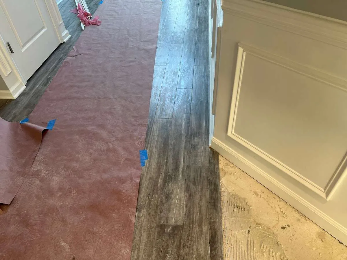 Completed marble shower restoration in West Hartford